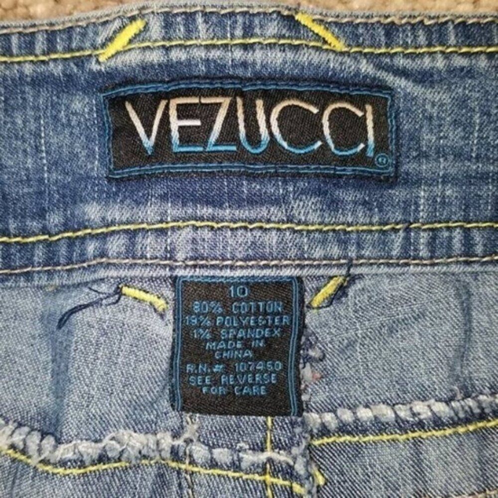 Vezucci Jeans Capris Cropped Pants Denim Woman's Size 10 WOMAN'S - Picture 6 of 10